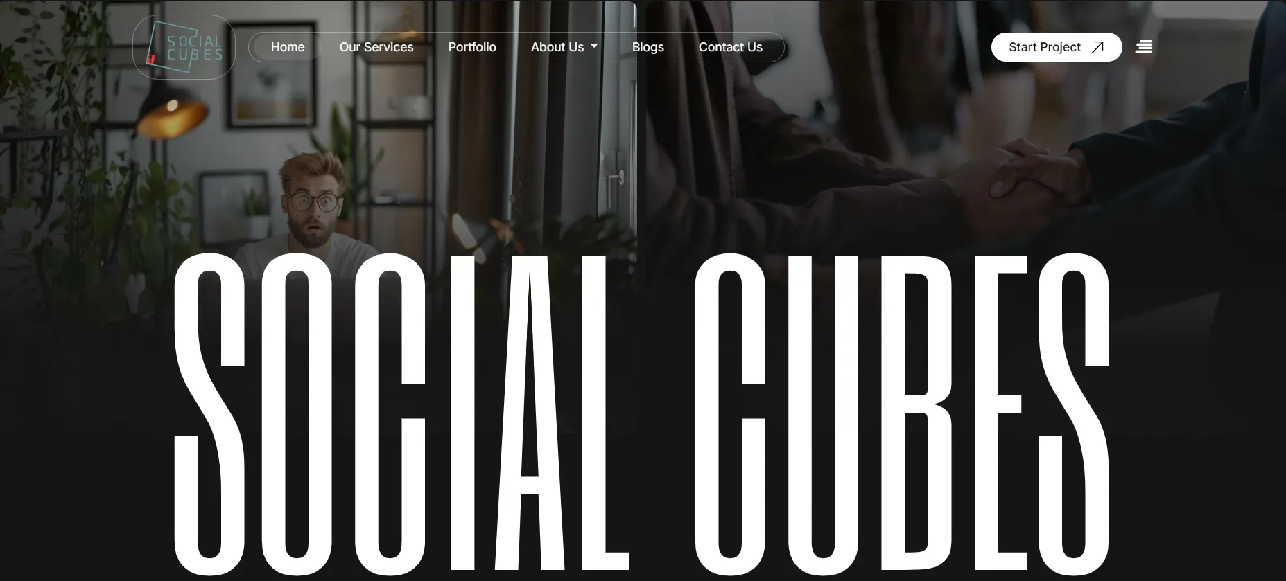 Social Cubes Homepage